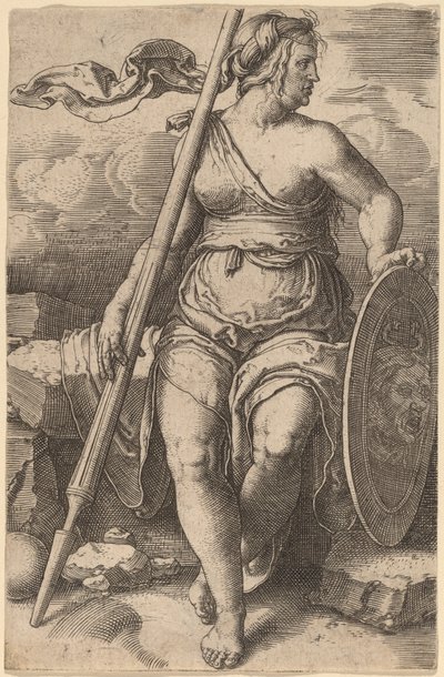 Pallas Athene od Lucas van Leyden