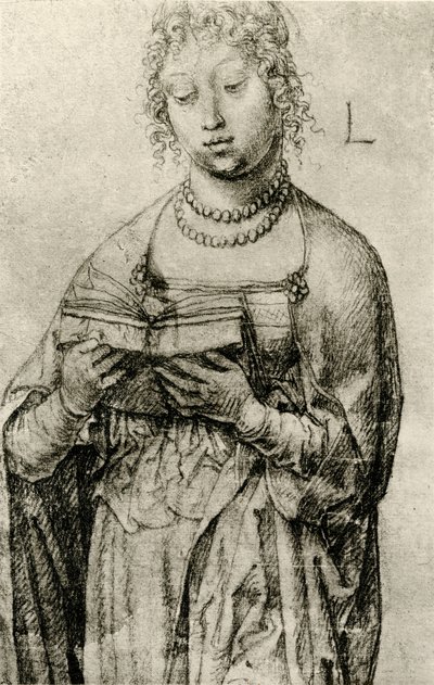 Čtecí dívka od Lucas van Leyden