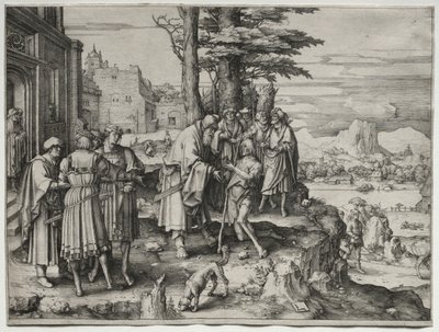 Návrat marnotratného syna, c. 1510. od Lucas van Leyden
