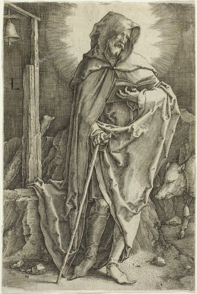 Svatý Antonín od Lucas van Leyden