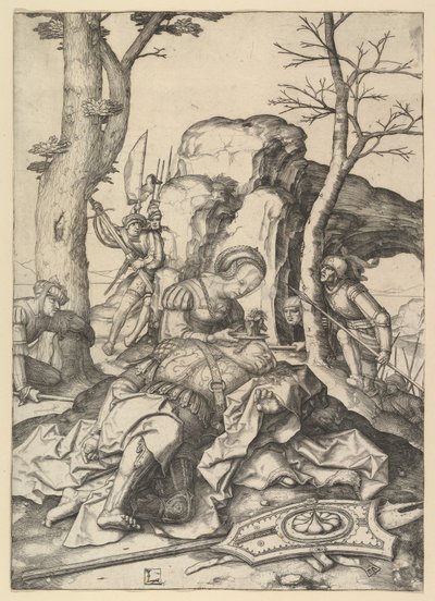 Samson a Dalila, ca. 1507. od Lucas van Leyden