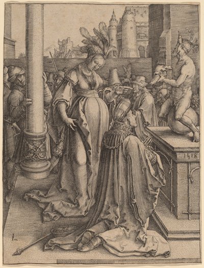 Šalomounova modloslužba od Lucas van Leyden