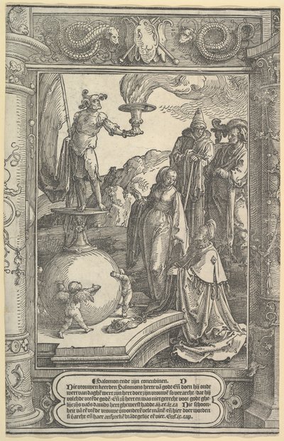 Solomons Idolatry [I Kings, 11:1-8], ca. 1517. od Lucas van Leyden