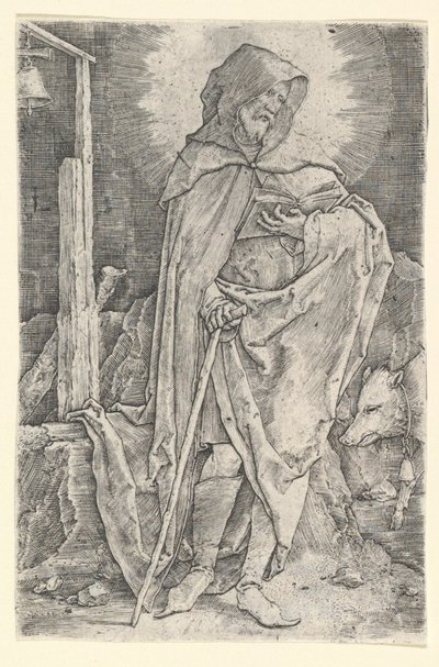St. Anthony, ca. 1521. od Lucas van Leyden