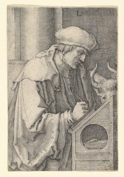 Svatý Lukáš od Lucas van Leyden
