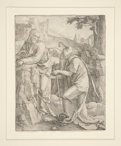Pokušení Krista od Lucas van Leyden