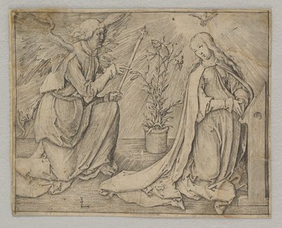 Zvěstování, ca. 1516. od Lucas van Leyden