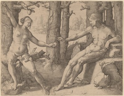 Pád člověka od Lucas van Leyden