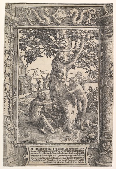 The Fall of Man, ca. 1517. od Lucas van Leyden