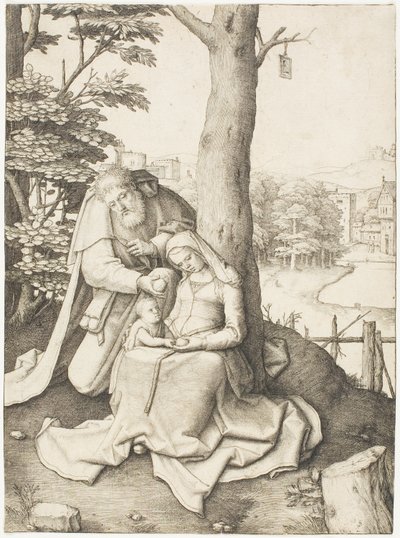 Svatá rodina od Lucas van Leyden