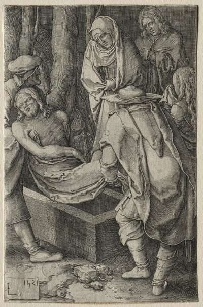 Umučení: Pohřeb Krista od Lucas van Leyden