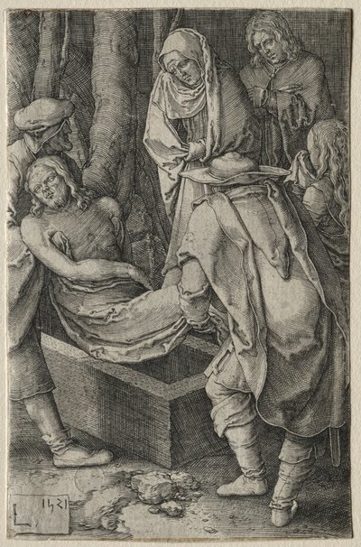 Umučení: Pohřeb Krista, 1521. od Lucas van Leyden