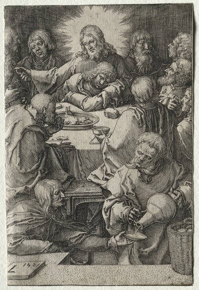 Vášeň: Poslední večeře od Lucas van Leyden