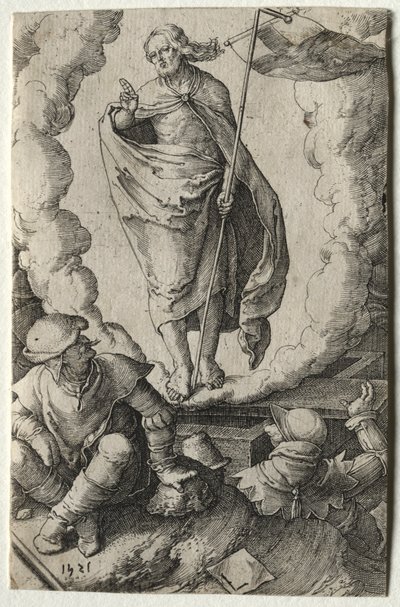 Umučení: Vzkříšení, 1521. od Lucas van Leyden