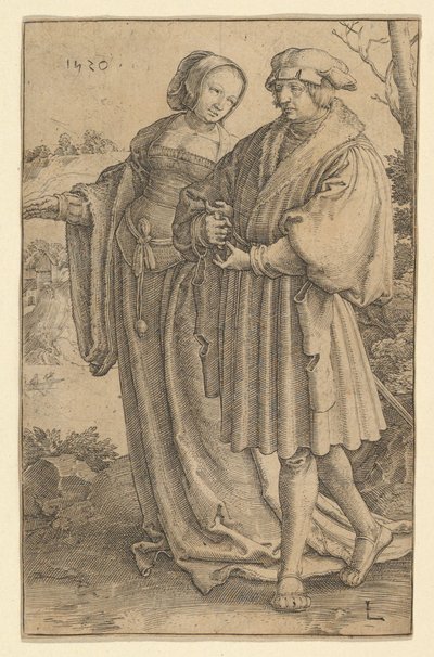Promenáda, 1520. od Lucas van Leyden