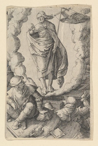 Vzkříšení, 1521. od Lucas van Leyden