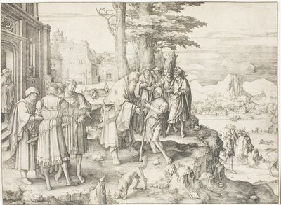 Návrat marnotratného syna od Lucas van Leyden