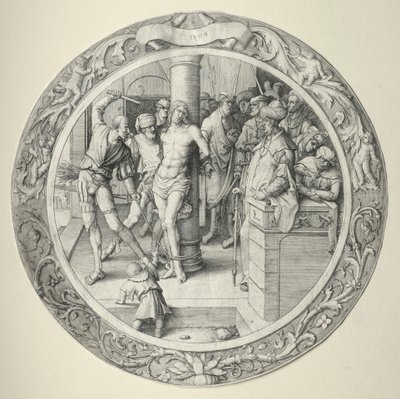 The Round Passion: The Flagellation, 1509. od Lucas van Leyden