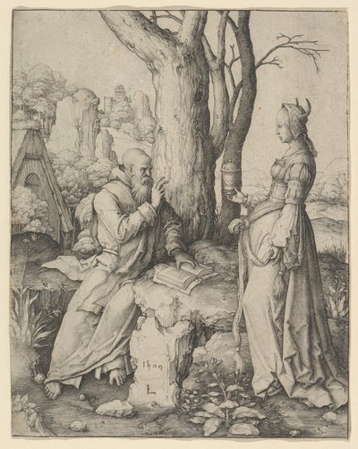 Pokušení svatého Antonína, 1509. od Lucas van Leyden