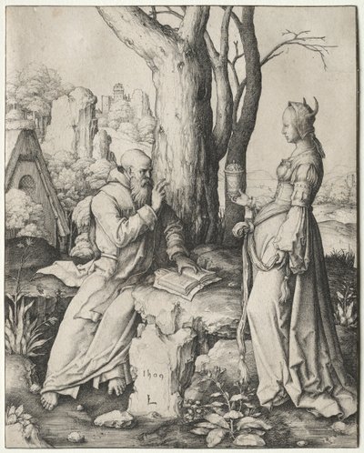 Pokušení svatého Antonína, 1509. od Lucas van Leyden