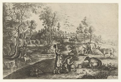 Farma v Laekenu od Lucas van Uden