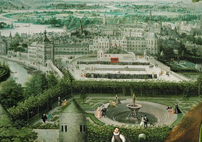 Jaro. Pozadí od Lucas van Valckenborch