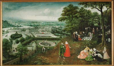 Jarní krajina od Lucas van Valckenborch