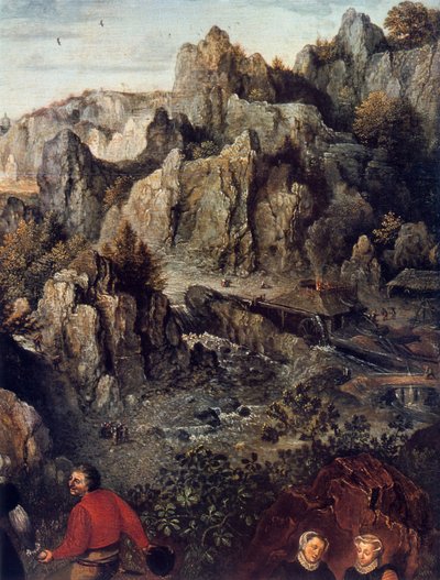 The Country Feast, detail, 1576. od Lucas van Valckenborch