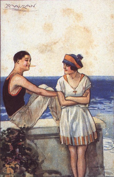 Prázdninová romantika (barva lito) od Luciano Achille Mauzan