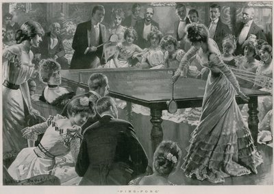 Ping-pong (litografie) od Lucien Davis