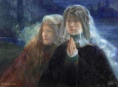 Zahalená žena od Lucien Guirand de Scevola