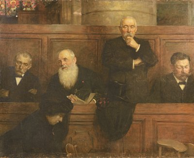 The Churchwardens (olej na plátně) od Lucien Hector Jonas