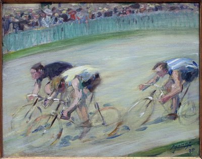 Poslední spěch. Obraz Luciena Jonase (1880-1947), olej na plátně 1905, francouzské umění, 20. století. Musee la piscine, Roubaix. od Lucien Hector Jonas