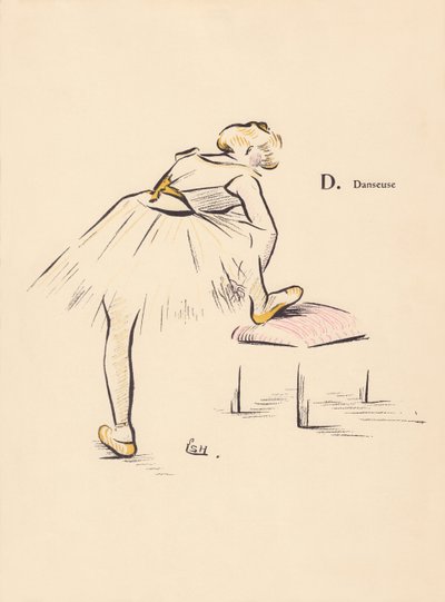 D. Tanečnice od Lucien L. (active 1904) Henreaux