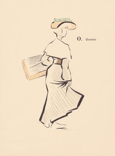 O. Dělník od Lucien L. (active 1904) Henreaux