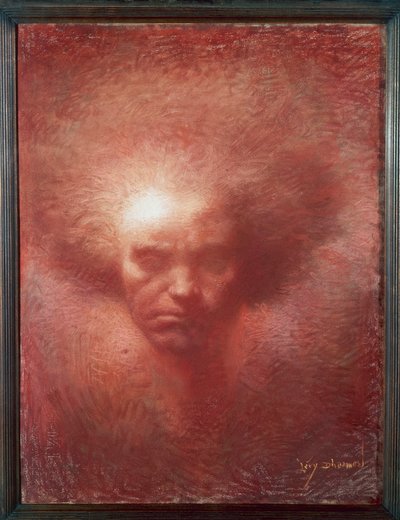 Portrét německého skladatele Ludwiga van Beethovena od Lucien Levy-Dhurmer