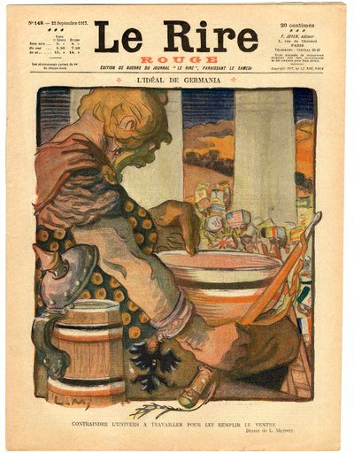 Obálka "Red Laughter", Satirical in Colors od Lucien Metivet