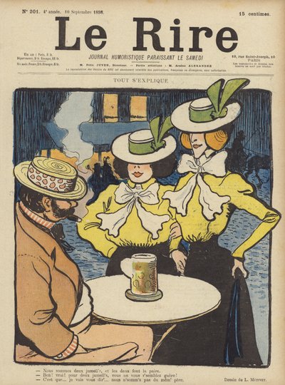 Ilustrace pro Le Rire od Lucien Metivet
