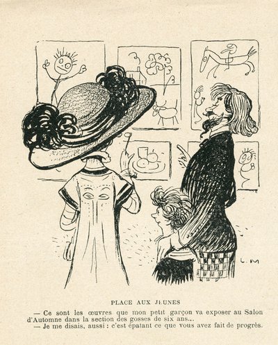 Smích, satirické barvy od Lucien Metivet