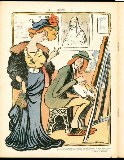 Smích, satirické barvy od Lucien Metivet