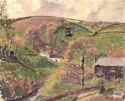 Údolí Blackpool od Lucien Pissarro