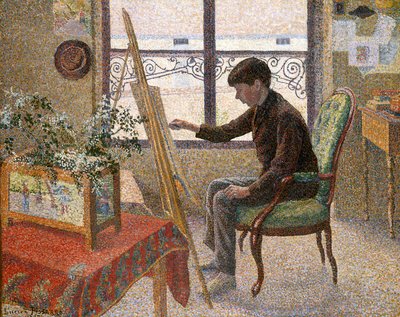 Interiér studia (olej na plátně) od Lucien Pissarro