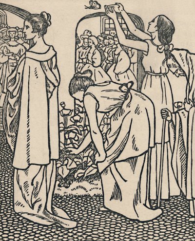 La Belle Au Bois Dormant, 1919 od Lucien Pissarro