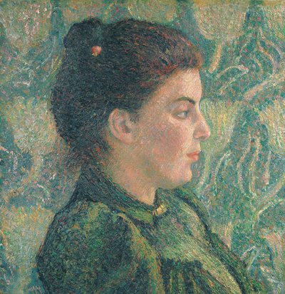 Portrét Ester z profilu od Lucien Pissarro