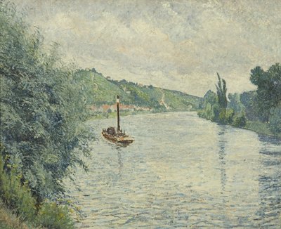 Člun od Lucien Pissarro