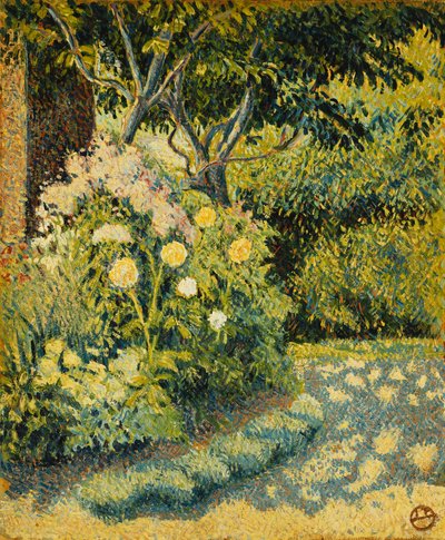 Zahradní cesta; Pocit zahrady od Lucien Pissarro