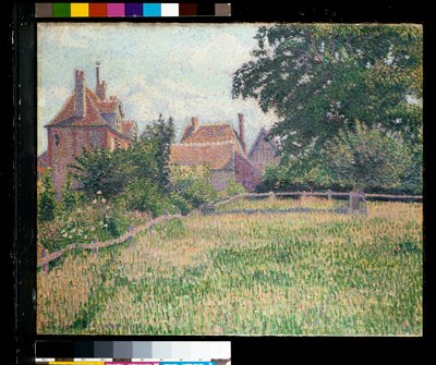 Dům hluché ženy, Eragny od Lucien Pissarro