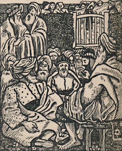 Setkání starších, 1919 od Lucien Pissarro