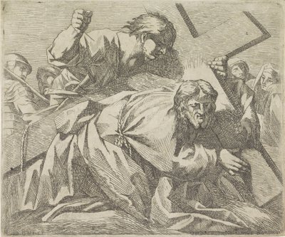 Kristus podléhá tíze kříže od Lucio Bononi