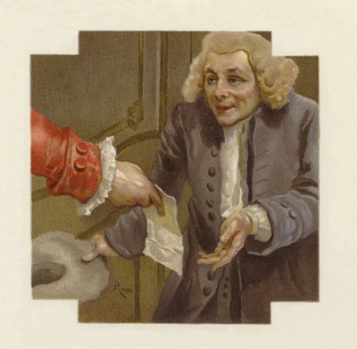 Ilustrace pro The School for Scandal (chromolitho) od Lucius Rossi